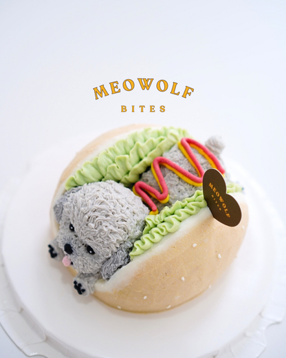 3D熱狗蛋糕｜3D Hot dog